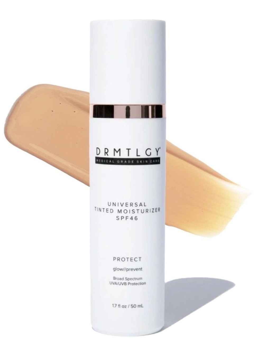 DRMTLGY Universal Tinted Moisturizer SPF 46 PROTECT GLOW/PREVENT SEALED 1.7fl oz